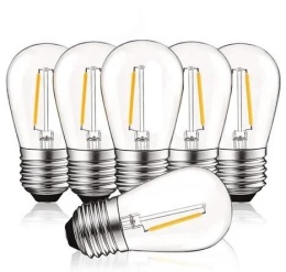 Girlanda LED S14 15m IP65 Komplet z Żarówkami 15 x E27 1W