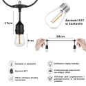 Girlanda LED S14 15m IP65 Komplet z Żarówkami 15 x E27 1W