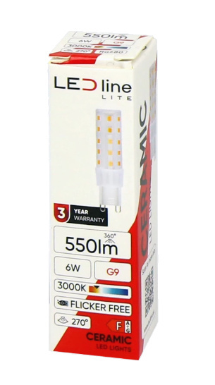 LED G9 6W 550lm LED G9 6W 550lm