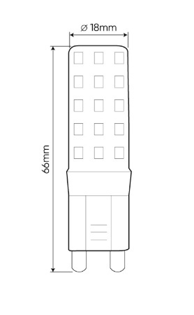 energooszczędna żarówka G9 4000K energooszczędna żarówka G9 4000K