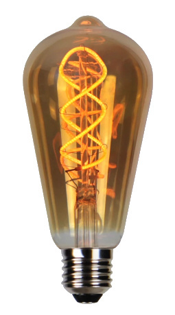Żarówka LED ST64 złota E27 4W w stylu retro vintage