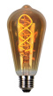 LED line - Retro LED E27 4W 1800K DIM - Bursztynowe szkło