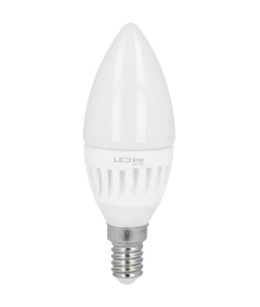 Żarówka LED E14 9W 2700K w kształcie świeczki z ceramiczną obudową
